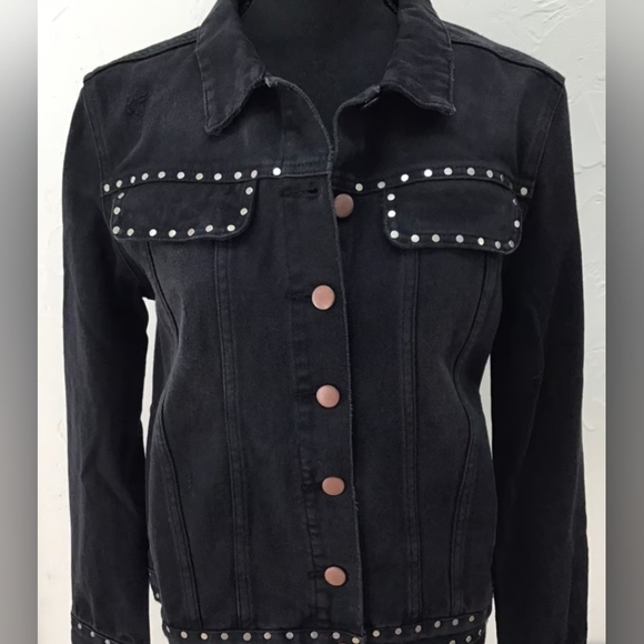 NEW ONE TEASPOON Distressed Studded Jacket - Picture 2 of 8